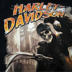 Harley-Davidson T-shirt front & back vibrant design 2015 size XL